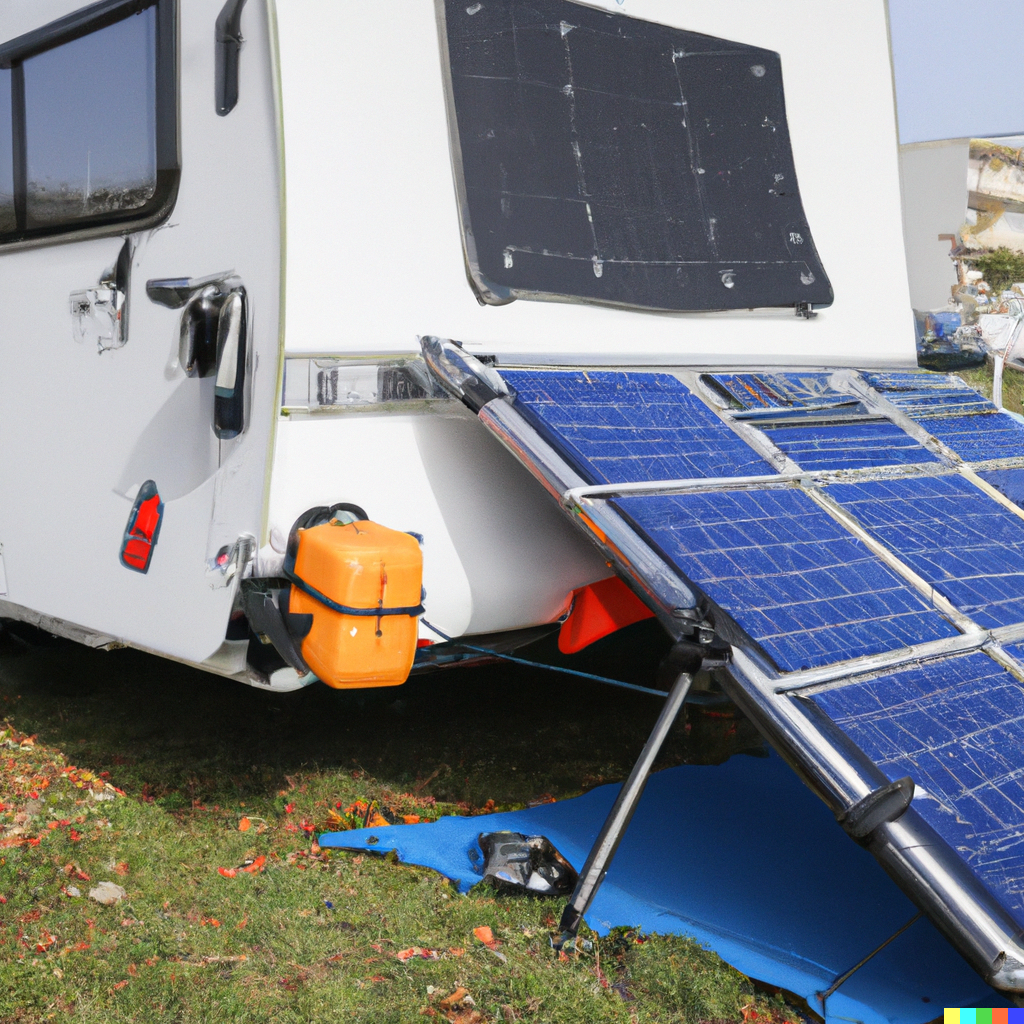Camping solar power system